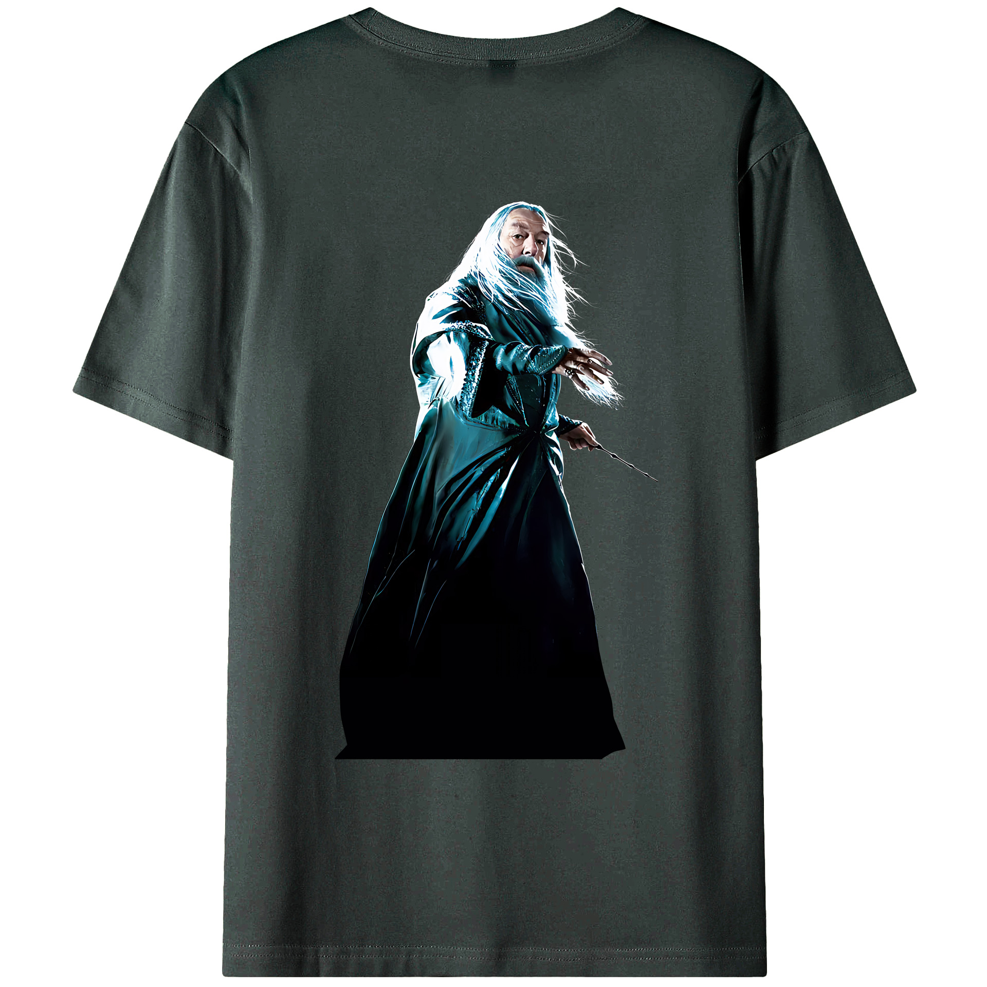 （画像用） Harry Potter ハリー・ポッターシリーズ 綿100％ メンズ半袖Tシャツ（バックプリント） 通気性